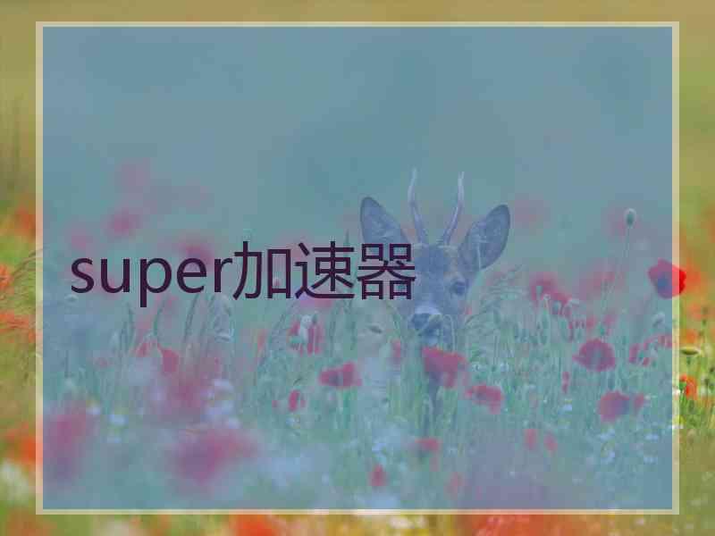 super加速器