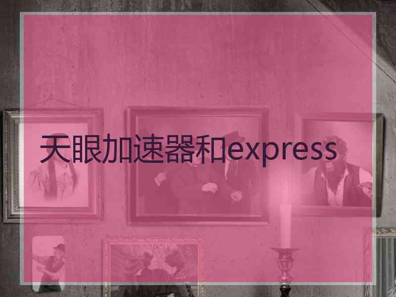 天眼加速器和express