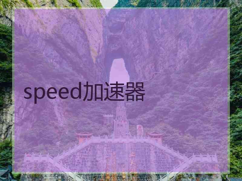 speed加速器