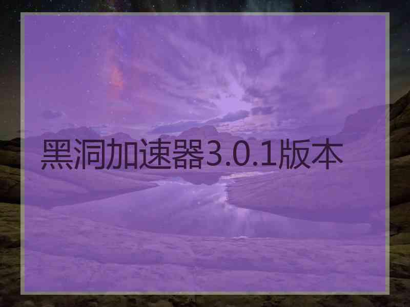 黑洞加速器3.0.1版本