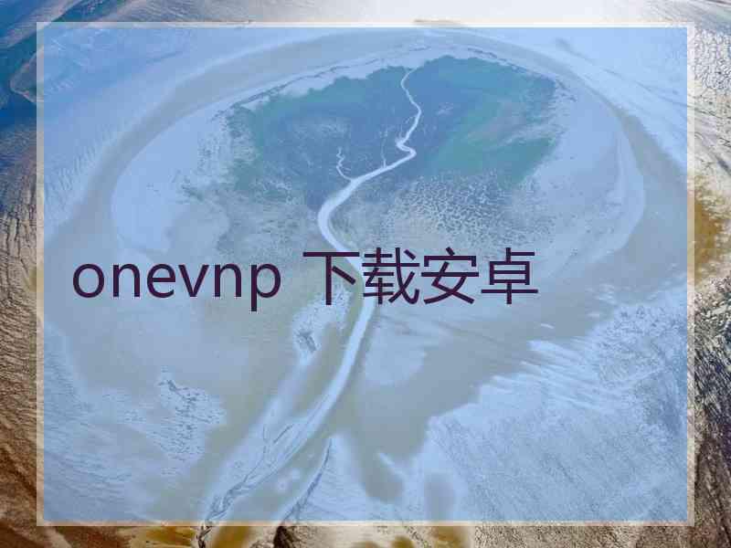 onevnp 下载安卓