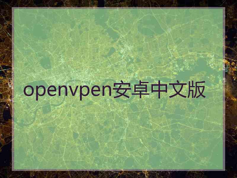 openvpen安卓中文版