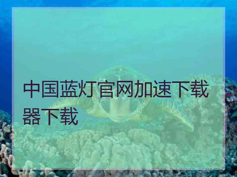 中国蓝灯官网加速下载器下载