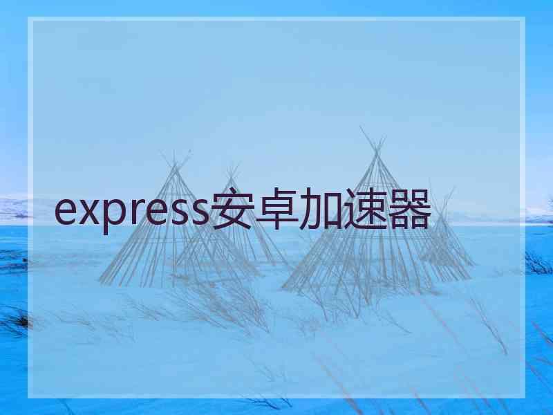 express安卓加速器