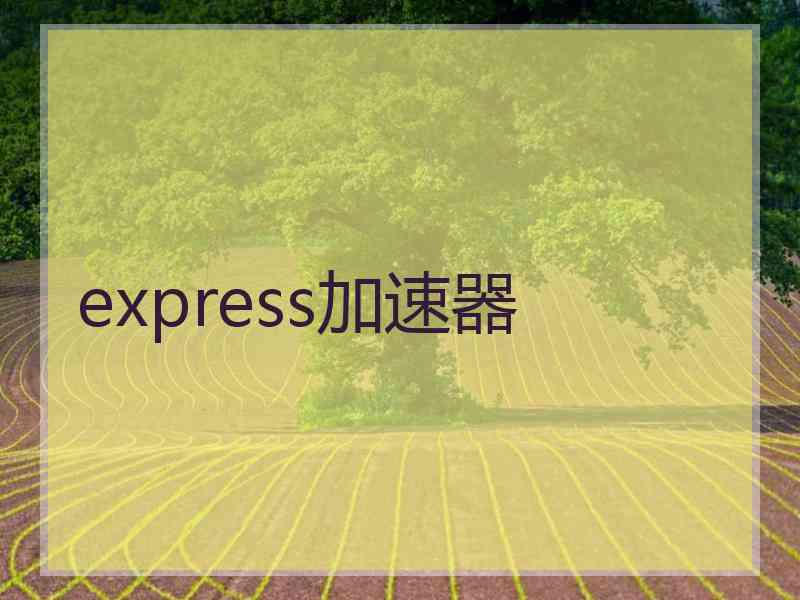 express加速器